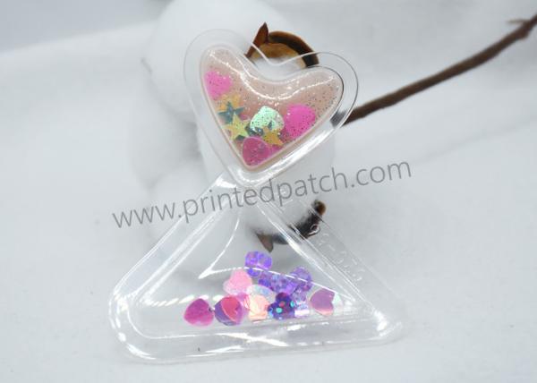 Clear TPU 0.8mm Embossed Patches With Bling Sequins