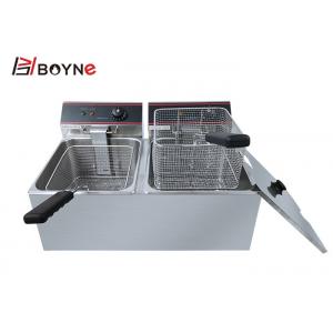 Fried Chicken Fryer Double Oil Tank Heavy Duty Restaurant Equipments