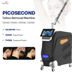 Q Switched Nd Yag Picosecond Laser Tattoo Removal Machine Acne Pigmentation 2000W