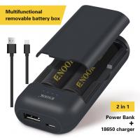 China Enook Lithium Ion Battery Charger 18650 Ultra Slim Power Bank Portable Charger on sale