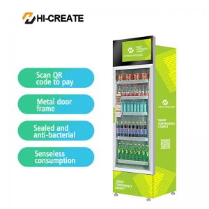 24 hours self-service store beverage and snack vending machines