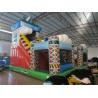 China Playground Equipment Inflatable Airplane Jumping House 8-18 Children Capacity wholesale