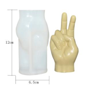 6.5*5.5*12Cm Statue Silicone Rubber Candle Molds 130G Custom Plus Size