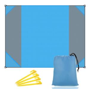 Outdoor Camping Sand Proof Ripstop Nylon Waterproof Compact Beach Blanket / Oversize Picnic Blanket / Beach Mat