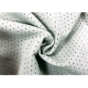 280GSM Stretchy 72% Polyester Thick Mesh Fabric For Shoes Light Mint Color