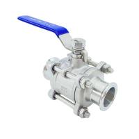 China ISO9001 Standard 3PC Clamp Stainless Steel Floating Ball Valve 1000wog Manufacturers on sale