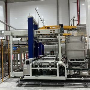 China Fully Automatic High-Speed Operation Retort Basket Loading System for 500 Sets/Year Can Handling Equipment wholesale