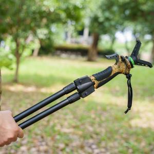 Portable 1.6m Hunting Bracket 1.2kg Weight Aluminum Alloy Telescopic Fishing Rod