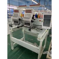 China Two head 6/9/12/15 needles embroidery machine for flat cap t-shirt embroidery on sale