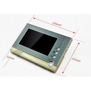 CK80 Metal case 7 inch color TFT LCD screen intercom system night vision with CMOS camera video door phone for villa