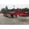 China Tri Axle 40ft 45ft Skeleton Semi Trailer For Cold Chain Transportation wholesale