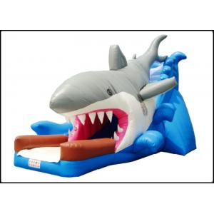 China Large Giant Commercial Shark Bouncy Castle with Slide for Kids Shark Inflatable Bouncy Playground supplier
