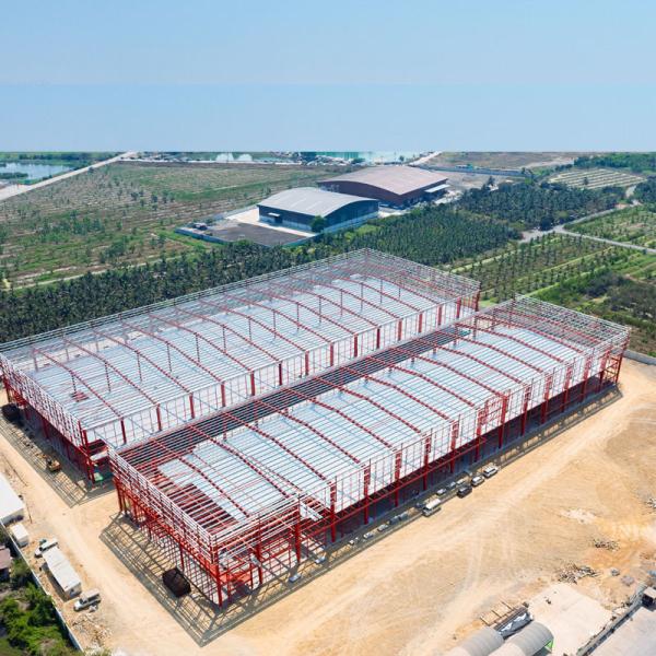 Custom Design Modular Prefab Steel Structure Warehouse Fast Assembly High Strength
