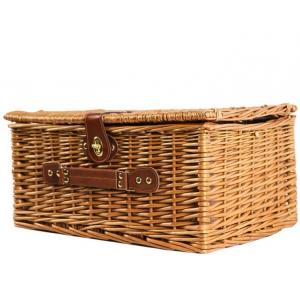 Wicker Rattan Storage Woven Willow Picnic Hamper Baskets Picnic Baskets