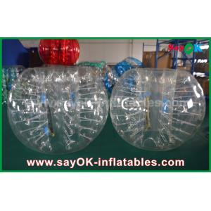 China Inflatable Games For Adults Transparent 0.8mm / 1.0mm PVC / TPU Bubble Bumper Ball Soccer 1.5ｍ DIA supplier
