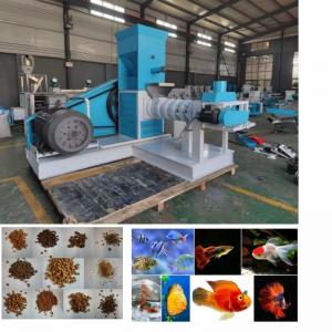 2 Year Warranty Dry Type Fish Feed Extruder Machine With CE Certificate