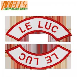 China Morale Hook Loop LE LUC Custom Embroidered Patch Customized Logo For Uniform supplier