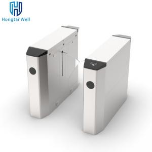 China SS304 Flap Barrier Turnstile Office Building Turnstiles 550mm Channel Width supplier