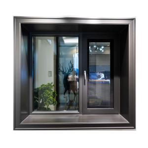 Interior Aluminium Casement Window With Stainless Steel Mesh 1.5*1.0m