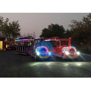 Simple Operate Amusement Train Rides , Theme Park Train Ride For Kids Birthday Party