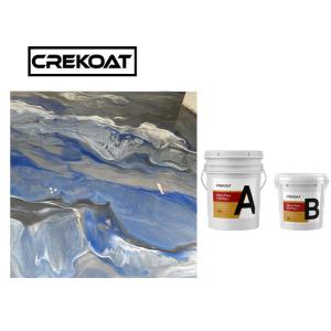 China À prova de água metálico do revestimento do assoalho da cola Epoxy da resina do AB de dois componentes supplier