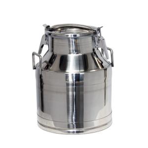 20 Liter Stainless Steel Milk Jug 5 Gallon Bucket Pail Handle Lid