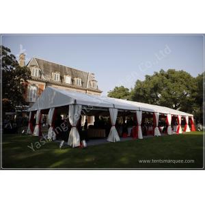 China Large Outdoor Backyard Luxury Wedding Tents , Decorating Tents For Wedding Receptions supplier