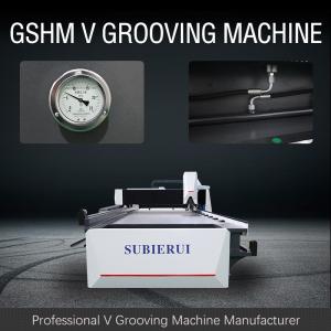 China 1532 Automatic V Grooving Machine V Groove Cutter Machine For Shower Room Parts supplier