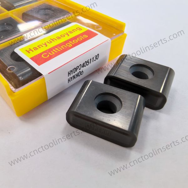China CNC Milling Insert with PVD Coating HYDP24051130 HYKH06, Suitable for machining steel, stainless steel, and other difficult-to-machine materials. wholesale