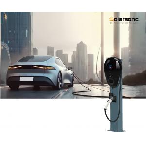LCD Display Ev Ac Charger 7kW / 11kW / 22kW For Car