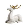 China Wear-Resistant Tabletop Ornaments Resin Deer Figurines OEM ODM wholesale