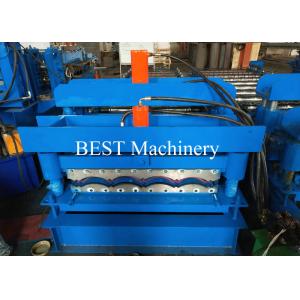 Color Steel Coated Charcoal Grey Oriental Roman Tile Roll Forming Machine 0.3-0.8mm Coil Thickness
