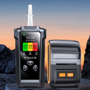 Mr black 6 Convenient Alcohol Breath Analyser With Printer LED Display
