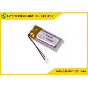 China LP301020 30mah Rechargeable Lithium Polymer Battery No Leakage No Fire supplier