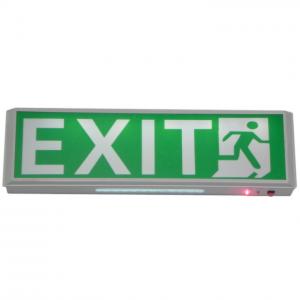 China Wall Surface Mounted Indoor Led Emergency Exit Sign Ni-Cad Battery Operation supplier