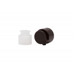 28mm Neck Cosmetics Plastic Screw Flip Top Cap Solid Packing