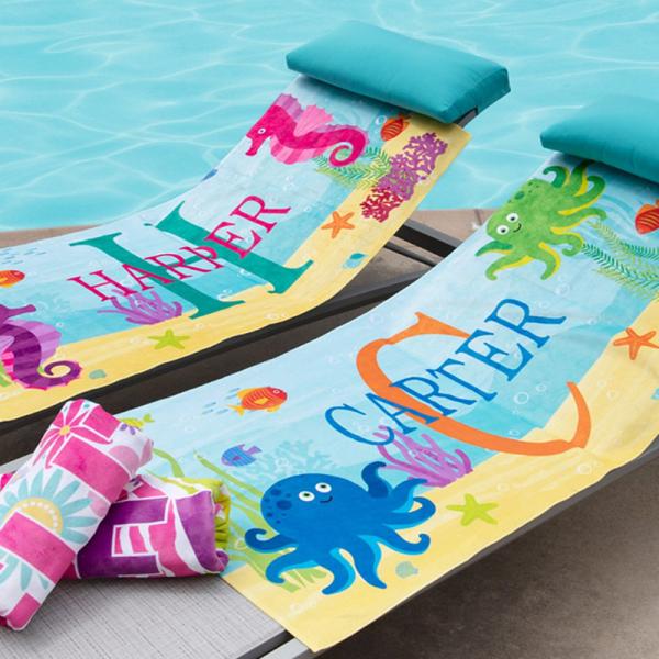 Personalized Photo Beach Towel - Custom Printed with High-Quality Printing in 70x140cm or 75x150cm Sizes