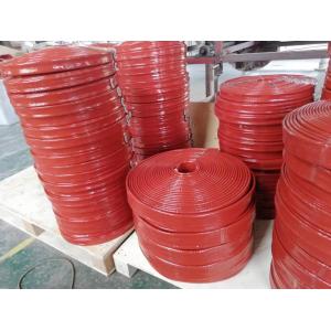 Pipe Protection Silicone Rubber Coated Fiberglass Sleeve For Automobile And Electrical