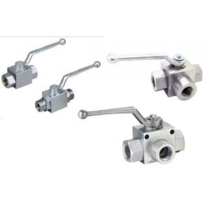 China China High pressure hydraulic ball valves in carbon steel and stainless steel max. pressure 500 bar supplier