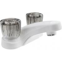 China Dual Handle RV Bathroom Faucet Tap Acrylic CUPC Certified 2KG on sale