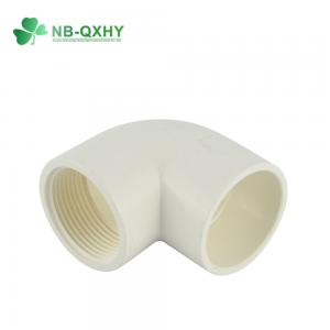 Cross PVC Threaded Female Elbow NPT Elbow for Water Supply Plastic Pipe Fitting Sch40
