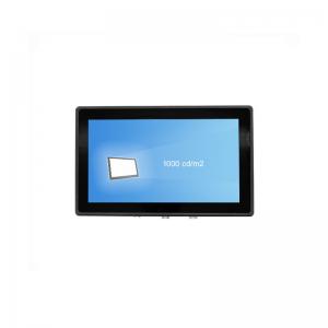China 1000 Nits Waterproof Touch Monitor , Sunlight Readable Rugged Industrial Monitor supplier