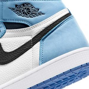 High Upper Nike Jordan Mens Air Jordan 1 Retro High Og Blue And White Do9455