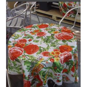 Coated Polyester Satin Digital Printing Fabric For Tablecloth Making