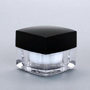 China 5g 5ml Acrylic Face Cream Jar With Lid Bpa Free Cosmetic Containers Plastic supplier