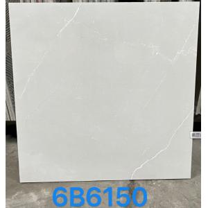 ISO9001 Floor Polished Porcelain Tile White 9mm Glazed Ceramic