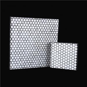Al2O3 Alumina Ceramic Tile In Rubber Wear Liner Plate 425×425mm