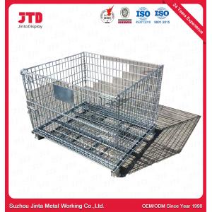 Chrome Plated Wire Cage Storage Baskets Used In Supermarket And Warehouse