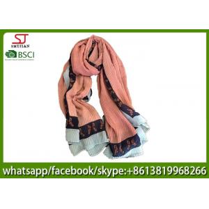 China China factory direct 60 yarn satin wrinkle butterfly print scarf 125*190cm pashmina keep fashion hijabs supplier