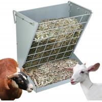 China Hay Feeder Wall Mount Free Standing Heavy Duty Sheep Hay Feeder Livestock Feeder with Mineral Grain Tray on sale